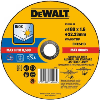 Купити Круг відрізний EXTREME DeWALT DT43908. Офіційний магазин Toolmaster Україна. Фірмовий інструмент та обладнання, офіційна гарантія