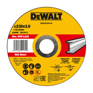 Купити Круг відрізний HIGH PERFORMANCE DeWALT DWA4525IA. Офіційний магазин Toolmaster Україна. Фірмовий інструмент та обладнання, офіційна гарантія