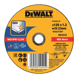 Купити Круг відрізний EXTREME DeWALT DT43904. Офіційний магазин Toolmaster Україна. Фірмовий інструмент та обладнання, офіційна гарантія