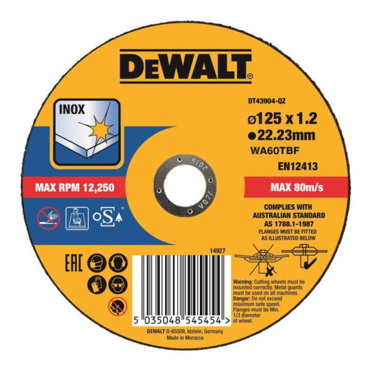 Купити Круг відрізний EXTREME DeWALT DT43904. Офіційний магазин Toolmaster Україна. Фірмовий інструмент та обладнання, офіційна гарантія