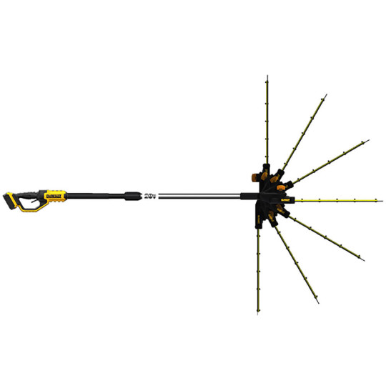 Купити Кущоріз акумуляторний щітковий зі штангою DeWALT DCMPH566P1. Офіційний магазин Toolmaster Україна. Фірмовий інструмент та обладнання, офіційна гарантія