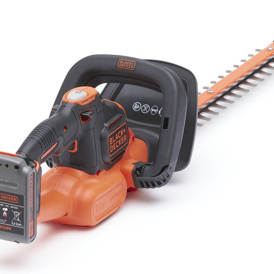 Купити Кущоріз акумуляторний BLACK+DECKER GTC18452PC. Офіційний магазин Toolmaster Україна. Фірмовий інструмент та обладнання, офіційна гарантія