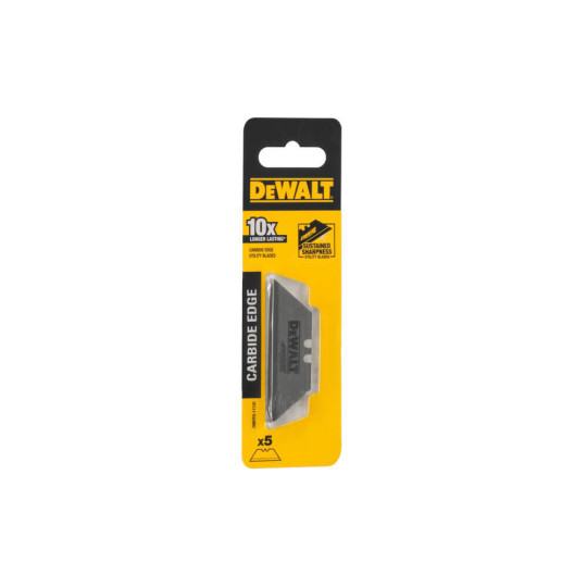Купити Лезвия запасные для отделочных работ, трапециевидные Carbide DeWALT DWHT0-11131. Официальный магазин Toolmaster Украина. Фирменный инструмент и оборудование, официальная гарантия