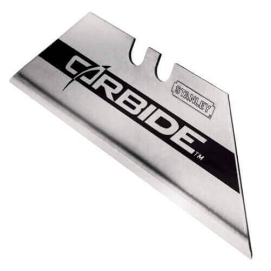 Купити Леза запасні для опоряджувальних робіт, трапецевідние Carbide, довжиною 62 мм, шириною 19 мм, товщиною 0.6 мм, 5 штук STANLEY 0-11-800. Офіційний магазин Toolmaster Україна. Фірмовий інструмент та обладнання, офіційна гарантія