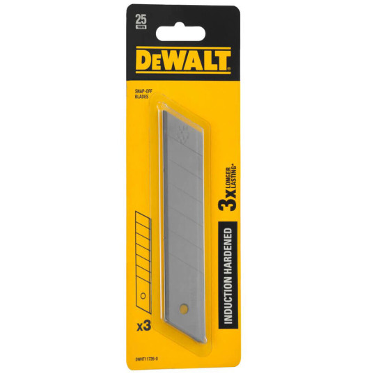 Купити Лезвия запасные шириной 25 мм с отламывающимися сегментами DeWALT DWHT11726-0. Официальный магазин Toolmaster Украина. Фирменный инструмент и оборудование, официальная гарантия