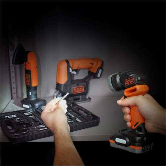 Купити Ліхтар світлодіодний акумуляторний BLACK+DECKER BDCCF12N. Офіційний магазин Toolmaster Україна. Фірмовий інструмент та обладнання, офіційна гарантія