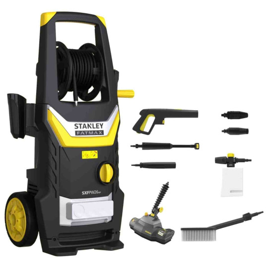 Купити Мийка високого тиску електрична STANLEY SXFPW26MP-E. Офіційний магазин Toolmaster Україна. Фірмовий інструмент та обладнання, офіційна гарантія