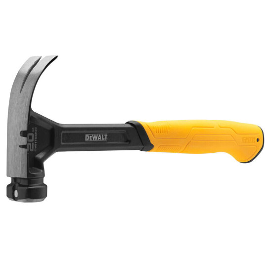 Купити Молоток CURVE-CLAW, суцільнометалевий, вага головки 567 г DeWALT DWHT51009-0. Офіційний магазин Toolmaster Україна. Фірмовий інструмент та обладнання, офіційна гарантія