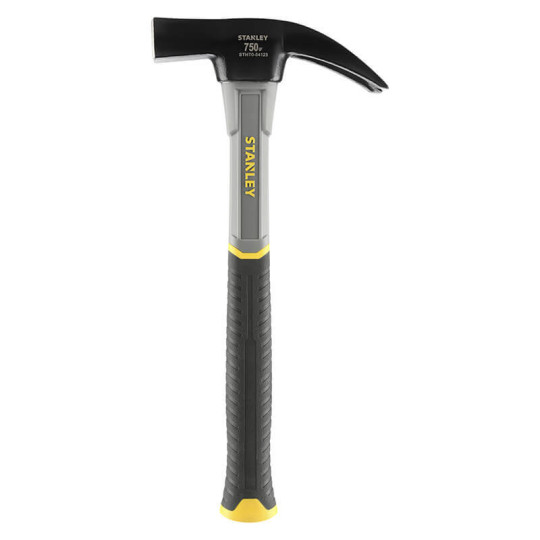 Купити Молоток Fiberglass Coffreur Hammer з вагою голівки 750 г і двокомпонентною ручкою із склопластика STANLEY STHT0-54123. Офіційний магазин Toolmaster Україна. Фірмовий інструмент та обладнання, офіційна гарантія