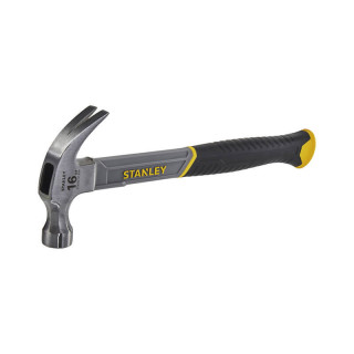 Купити Молоток Fiberglass з вагою головки 450 г, з загнутим цвяходером STANLEY STHT0-51309. Офіційний магазин Toolmaster Україна. Фірмовий інструмент та обладнання, офіційна гарантія