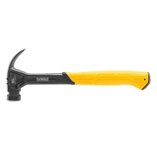Купити Молоток CURVE-CLAW, суцільнометалевий, вага головки 454 г DeWALT DWHT51002-0. Офіційний магазин Toolmaster Україна. Фірмовий інструмент та обладнання, офіційна гарантія