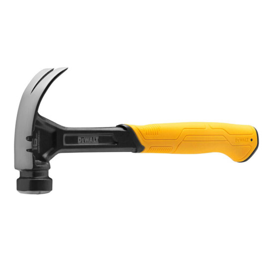 Купити Молоток CURVE-CLAW, суцільнометалевий, вага головки 454 г DeWALT DWHT51002-0. Офіційний магазин Toolmaster Україна. Фірмовий інструмент та обладнання, офіційна гарантія
