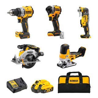 Купити Набір з п’яти інструментів акумуляторних DeWALT DCK502P3. Офіційний магазин Toolmaster Україна. Фірмовий інструмент та обладнання, офіційна гарантія