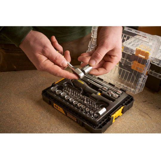 Купити Набір торцевих головок 1/4 FATMAX® Maxi Drive, шестигранних, 48 предметів STANLEY FMMT98101-0. Офіційний магазин Toolmaster Україна. Фірмовий інструмент та обладнання, офіційна гарантія