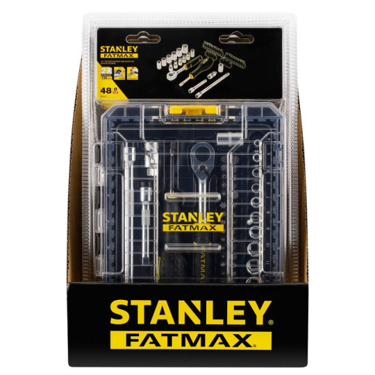 Купити Набір торцевих головок 1/4 FATMAX® Maxi Drive, шестигранних, 48 предметів STANLEY FMMT98101-0. Офіційний магазин Toolmaster Україна. Фірмовий інструмент та обладнання, офіційна гарантія