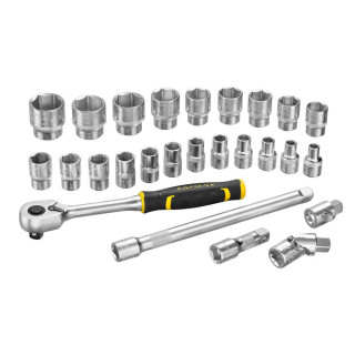 Купити Набір торцевих головок 1/2 FATMAX® Maxi Drive, шестигранних, 26 предметів STANLEY FMMT98103-1. Офіційний магазин Toolmaster Україна. Фірмовий інструмент та обладнання, офіційна гарантія