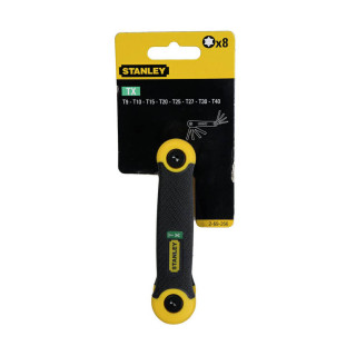 Купити Набір ключів торцевих TORX, складних, 8 шт STANLEY 2-69-266. Офіційний магазин Toolmaster Україна. Фірмовий інструмент та обладнання, офіційна гарантія