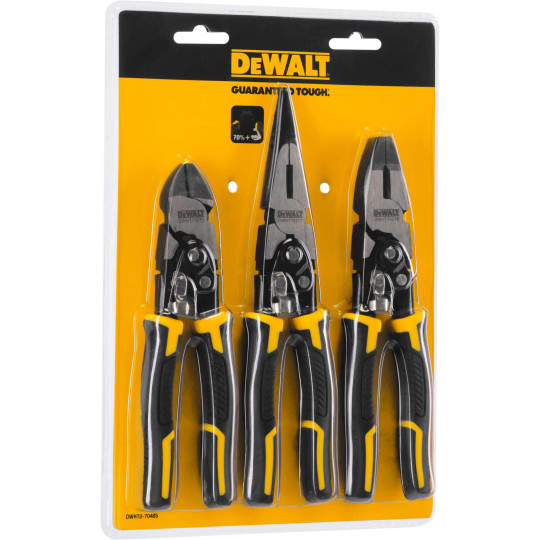 Купити Набір з трьох шарнірно-губцевих інструментів Compound Action DeWALT DWHT0-70485. Офіційний магазин Toolmaster Україна. Фірмовий інструмент та обладнання, офіційна гарантія