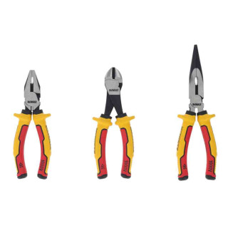 Купити Набір з трьох шарнірно-губцевих інструментів LASER HARDENED VDE 1000V DeWALT DWHT82811-0. Офіційний магазин Toolmaster Україна. Фірмовий інструмент та обладнання, офіційна гарантія
