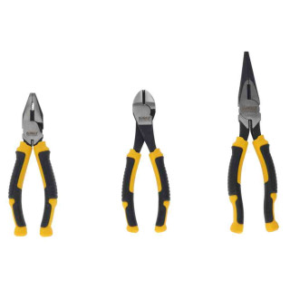 Купити Набір з трьох шарнірно-губцевих інструментів LASER HARDENED DeWALT DWHT82813-0. Офіційний магазин Toolmaster Україна. Фірмовий інструмент та обладнання, офіційна гарантія