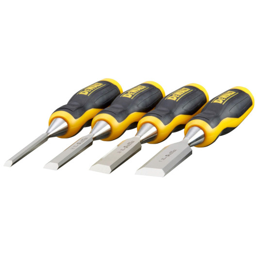 Купити Набір із чотирьох стамесок DeWALT DWHT0-16063. Офіційний магазин Toolmaster Україна. Фірмовий інструмент та обладнання, офіційна гарантія