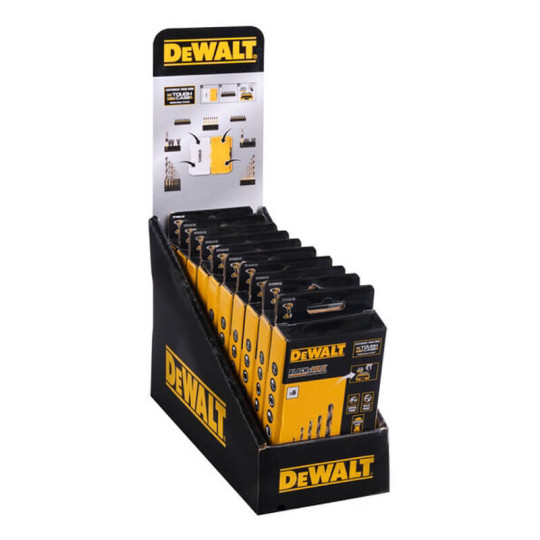 Купити Касета зі свердлами по металу DeWalt, Black & Gold DeWALT DT70828. Офіційний магазин Toolmaster Україна. Фірмовий інструмент та обладнання, офіційна гарантія