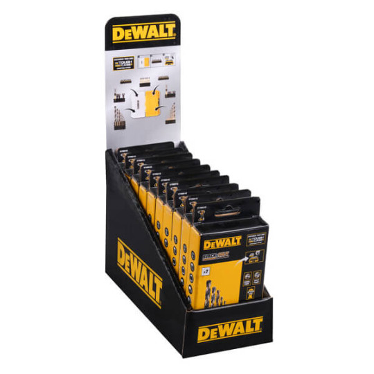 Купити Касета зі свердлами по металу, Black & Gold DeWALT DT70829. Офіційний магазин Toolmaster Україна. Фірмовий інструмент та обладнання, офіційна гарантія