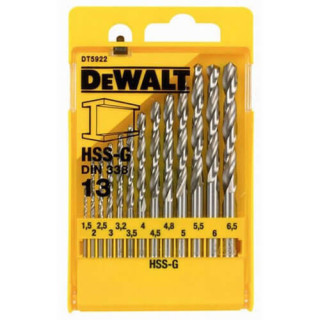 Купити Набір свердел по металу DeWALT DT5922. Офіційний магазин Toolmaster Україна. Фірмовий інструмент та обладнання, офіційна гарантія