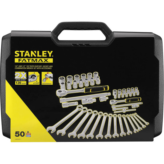 Купити Набір інструментів FatMax універсальний, 50 предметів STANLEY FMMT82827-1. Офіційний магазин Toolmaster Україна. Фірмовий інструмент та обладнання, офіційна гарантія