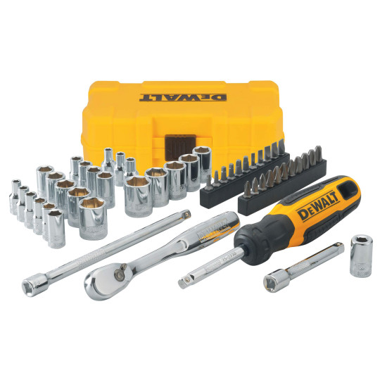 Купити Набір головок та біт 1/4, 50 предметів DeWALT DWMT81610-0. Офіційний магазин Toolmaster Україна. Фірмовий інструмент та обладнання, офіційна гарантія