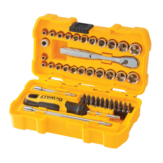 Купити Набір головок та біт 1/4, 50 предметів DeWALT DWMT81610-0. Офіційний магазин Toolmaster Україна. Фірмовий інструмент та обладнання, офіційна гарантія