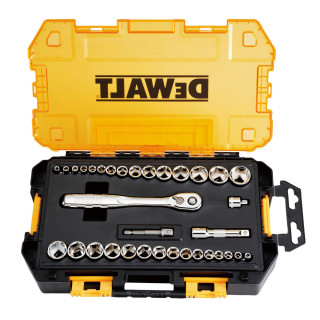 Купити Набір головок 1/4, 3/8, 34 предмети DeWALT DWMT45034-0. Офіційний магазин Toolmaster Україна. Фірмовий інструмент та обладнання, офіційна гарантія