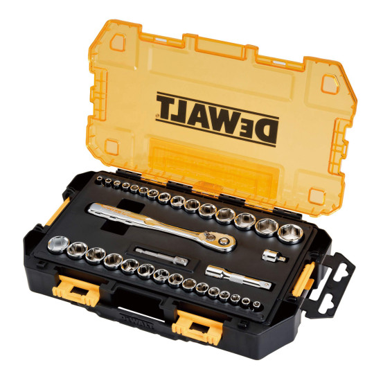 Купити Набір головок 1/4, 3/8, 34 предмети DeWALT DWMT45034-0. Офіційний магазин Toolmaster Україна. Фірмовий інструмент та обладнання, офіційна гарантія