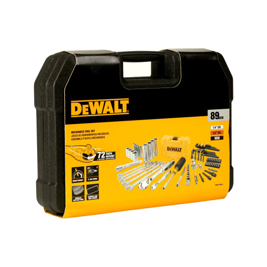 Купити Набір головок та біт 1/4, 1/2 89 предметів DeWALT DWMT73800-1. Офіційний магазин Toolmaster Україна. Фірмовий інструмент та обладнання, офіційна гарантія
