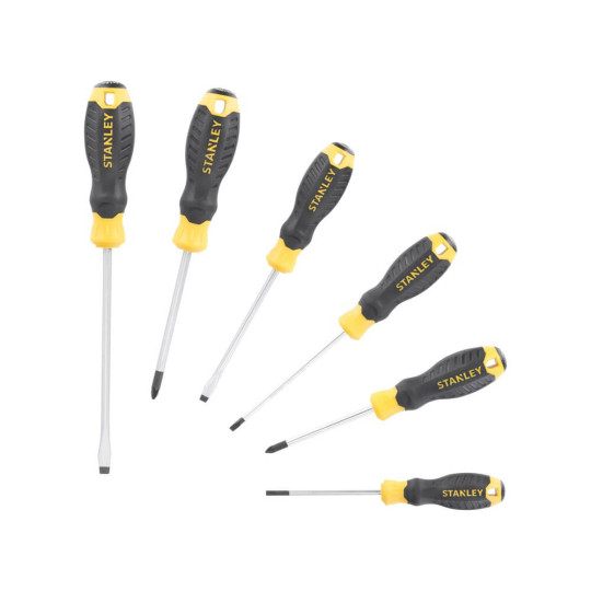 Купити Набір з шести викруток CushionGrip STANLEY STHT16172-0. Офіційний магазин Toolmaster Україна. Фірмовий інструмент та обладнання, офіційна гарантія