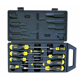 Купити Набір з десяти викруток CushionGrip STANLEY 2-65-005. Офіційний магазин Toolmaster Україна. Фірмовий інструмент та обладнання, офіційна гарантія