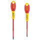 Набір з двох ізольованих викруток для електриків FatMax VDE 1000V STANLEY FMHT0-62649