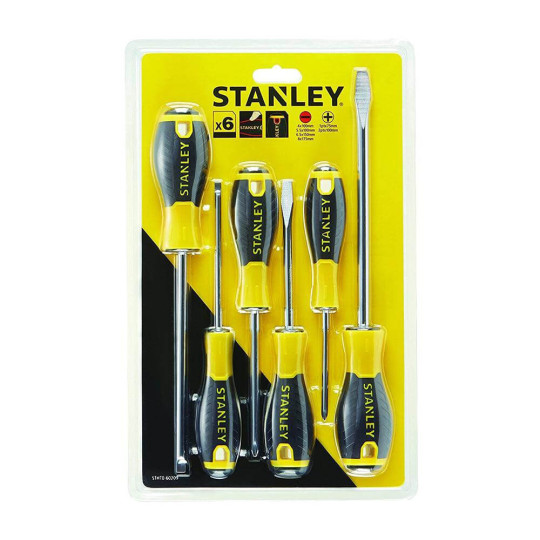 Купити Набір з шести викруток ESSENTIAL STANLEY STHT0-60209. Офіційний магазин Toolmaster Україна. Фірмовий інструмент та обладнання, офіційна гарантія