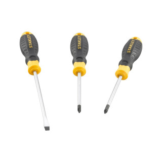 Купити Набір із трьох викруток CushionGrip STANLEY STHT16168-0. Офіційний магазин Toolmaster Україна. Фірмовий інструмент та обладнання, офіційна гарантія