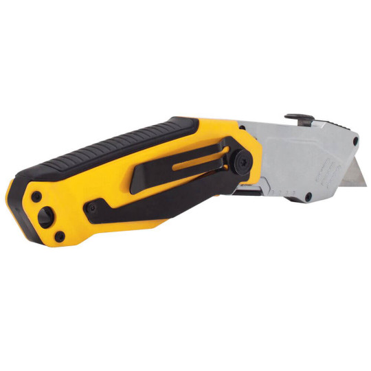Купити Нож складной с выдвижным трапециевидным лезвием DeWALT DWHT10261-0. Официальный магазин Toolmaster Украина. Фирменный инструмент и оборудование, официальная гарантия