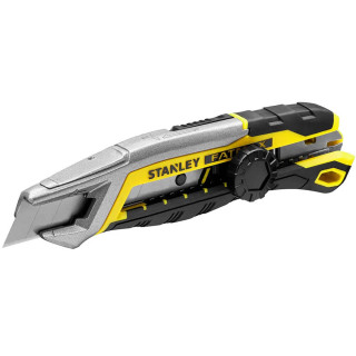 Купити Ніж FatMax Integrated Snap Knife довжиною 165 мм з лезом шириною 18 мм з сегментами, що відламуються STANLEY FMHT10592-0. Офіційний магазин Toolmaster Україна. Фірмовий інструмент та обладнання, офіційна гарантія