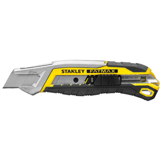 Купити Нож FatMax Integrated Snap Knife длиной 165 мм с лезвием шириной 18 мм с отламывающимися сегментами STANLEY FMHT10594-0. Официальный магазин Toolmaster Украина. Фирменный инструмент и оборудование, официальная гарантия