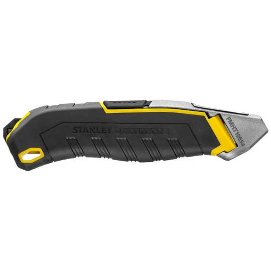 Купити Нож FatMax Integrated Snap Knife длиной 165 мм с лезвием шириной 18 мм с отламывающимися сегментами STANLEY FMHT10594-0. Официальный магазин Toolmaster Украина. Фирменный инструмент и оборудование, официальная гарантия