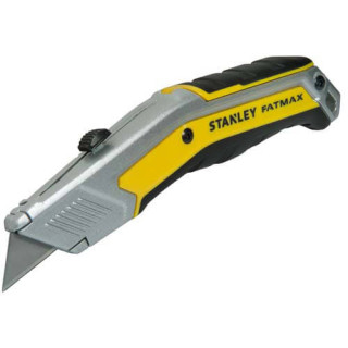 Купити Ніж FATMAX EXO RETRACTABLE KNIFE завдовжки 190 мм з висувним трапецевидним лезом STANLEY FMHT0-10288. Офіційний магазин Toolmaster Україна. Фірмовий інструмент та обладнання, офіційна гарантія