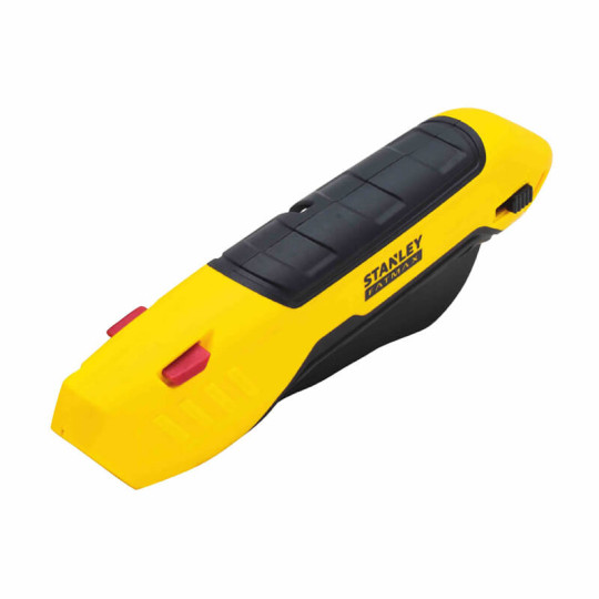Купити Нож безопасный FATMAX® Box Box с выдвижным трапециевидным лезвием STANLEY FMHT10369-0. Официальный магазин Toolmaster Украина. Фирменный инструмент и оборудование, официальная гарантия