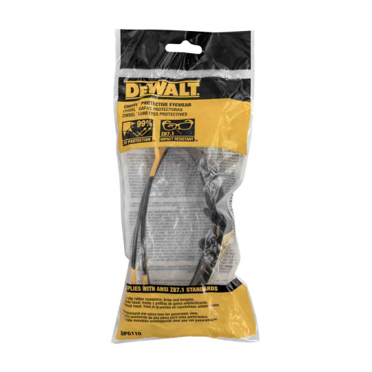 Купити Окуляри DeWALT DPG110-2D. Офіційний магазин Toolmaster Україна. Фірмовий інструмент та обладнання, офіційна гарантія