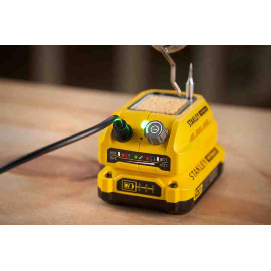 Купити Паяльник акумуляторний STANLEY FATMAX SFMCE040B. Офіційний магазин Toolmaster Україна. Фірмовий інструмент та обладнання, офіційна гарантія