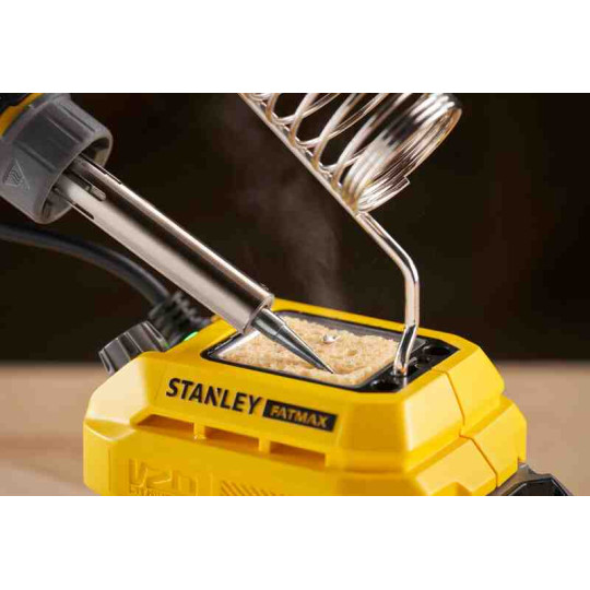 Купити Паяльник акумуляторний STANLEY FATMAX SFMCE040B. Офіційний магазин Toolmaster Україна. Фірмовий інструмент та обладнання, офіційна гарантія
