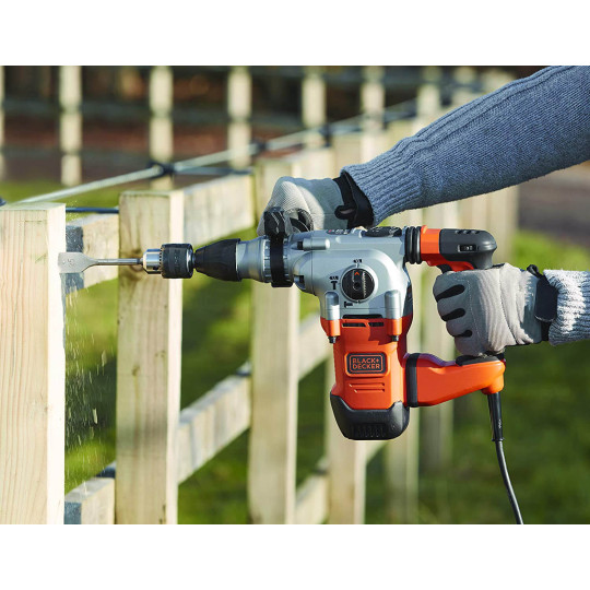 Купити Перфоратор мережевий SDS-Plus BLACK+DECKER BEHS03K. Офіційний магазин Toolmaster Україна. Фірмовий інструмент та обладнання, офіційна гарантія