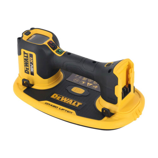 Купити Підйомник вакуумний-присоска акумуляторний DeWALT DCE590N. Офіційний магазин Toolmaster Україна. Фірмовий інструмент та обладнання, офіційна гарантія